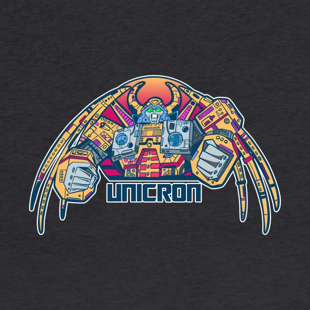 Retro 80s Punk Unicron by Chris Nixt